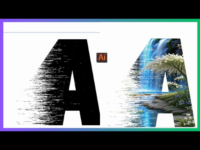 letter poster design in illustrator | Adobe illustrator tutorial#A4Mentor#art