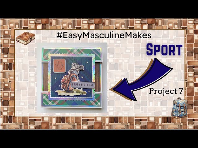 Easy Split-Front Masculine Card #EasyMasculineMakes 