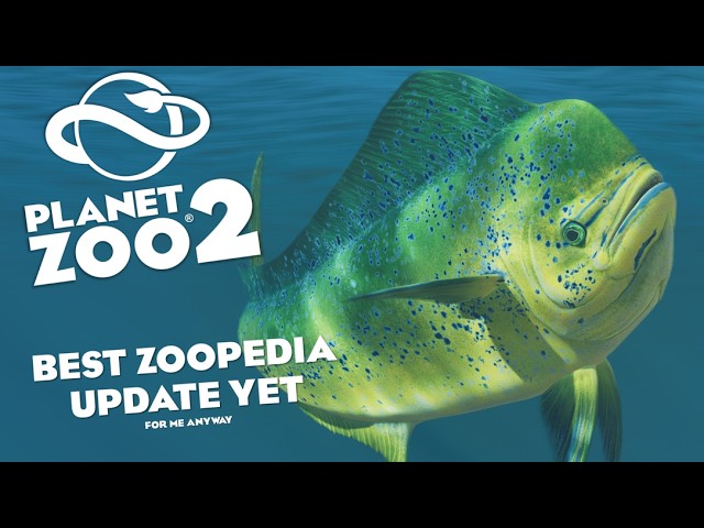 DOLPHINFISH! Zoopedia Update - Planet Zoo 2