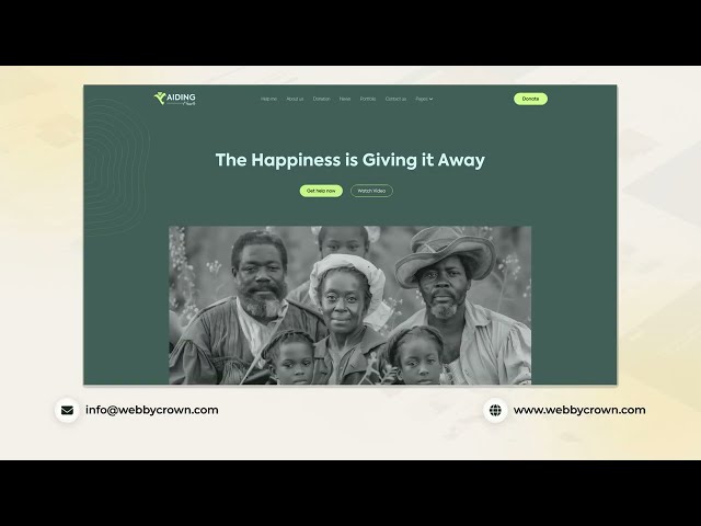 Aiding Next.js Fundraising Website Template | Feature Walkthrough