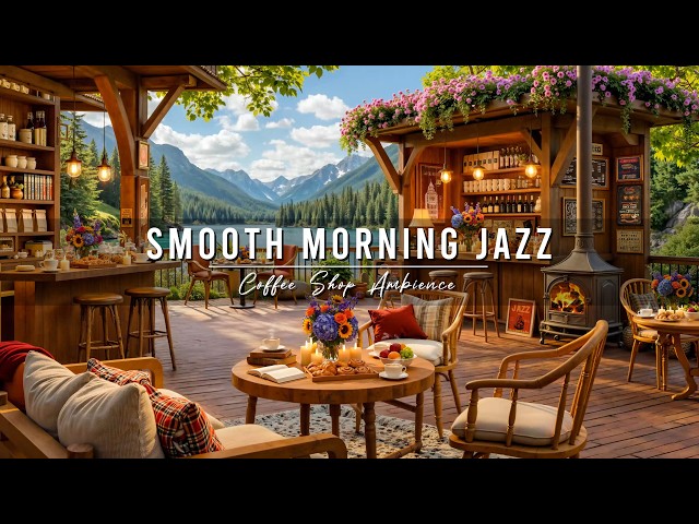 Smooth Morning Jazz by the Lake ☕ Cozy Coffee Shop Ambience with Relaxing Jazz Instrumental Music