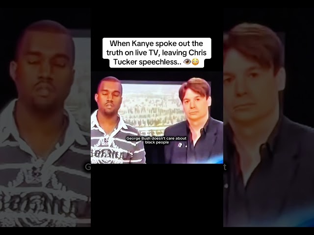 When Kanye spoke out on live TV, causing the interviewer to be speechless.. 👁️