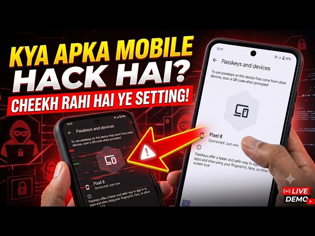 ​क्या आपका Phone Hack है? 😱 CHEEKH RAHI HAI YE SETTING! | Live Demo