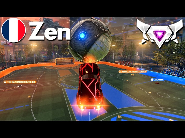 ZEN OVERPOWERED Rocket League Gameplay (SSL 2v2)