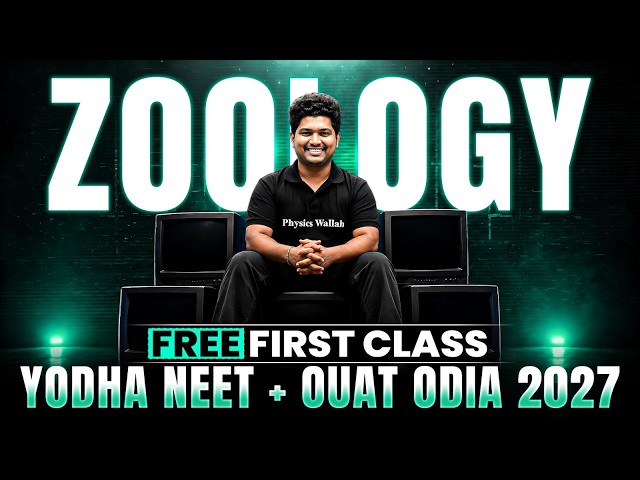 First FREE Zoology Class for NEET and OUAT 2027 🚀 | YODHA NEET + OUAT ODIA 2027