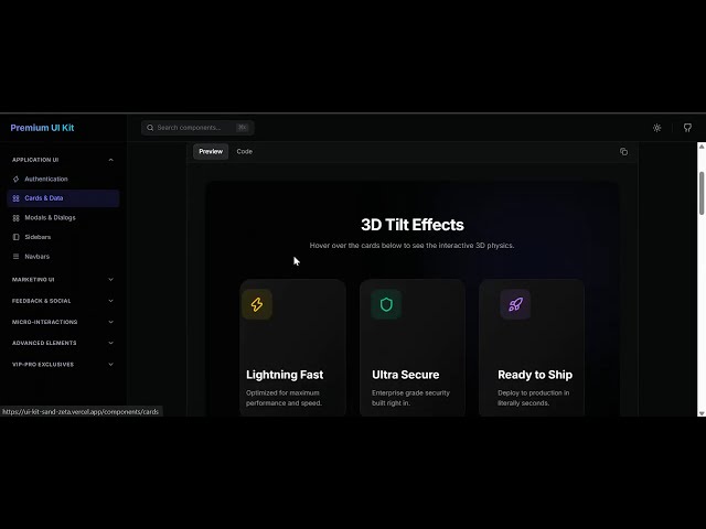 I built 60+ Premium Animated UI Components for Next.js & Tailwind CSS