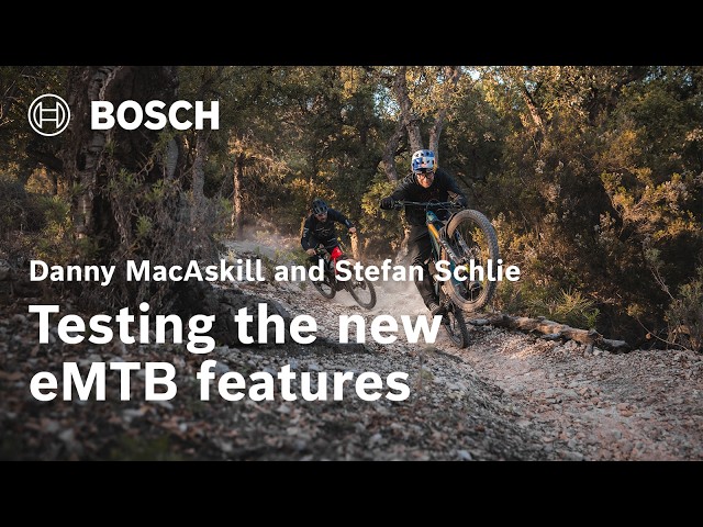 Danny MacAskill y Stefan Schlie prueban las nuevas funciones de Bosch eMTB | Sistemas de biciclet...