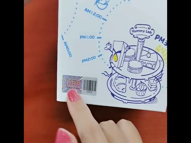 OEM 3d Hologram Reflective Qr Code Label Sticker