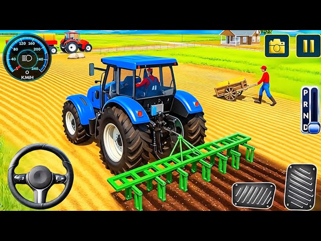 Modern Tractor Farming Driving Simulator 3D - New Tractor Games 2026 - Android Gameplay