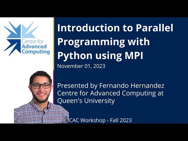 Fall 2023 - Introduction to Parallel Programming with Python