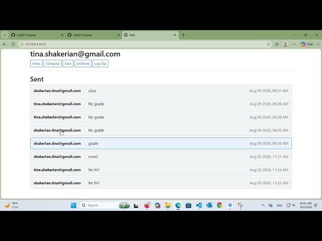 Project 3: Mail