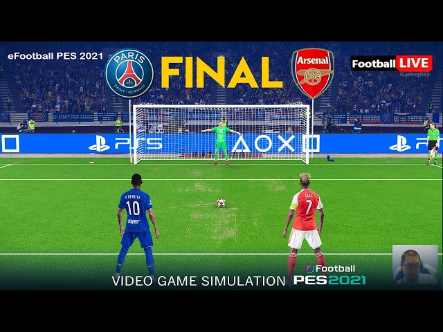 eFootball PES 2021 PSG vs ARSENAL - Penalty Shootout - Final UEFA Champions League 2026 | Simulation
