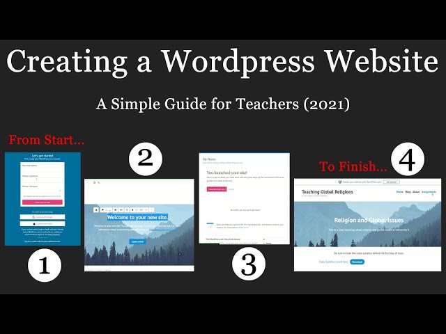 Creating a Wordpress Website - A Simple Guide for Teachers (2021)