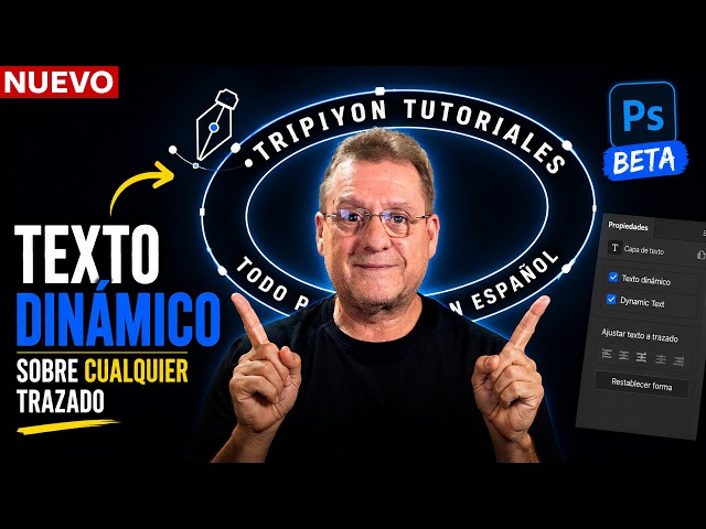 🤯 Photoshop adapta el TEXTO por TI… ¡y FUNCIONA de verdad!