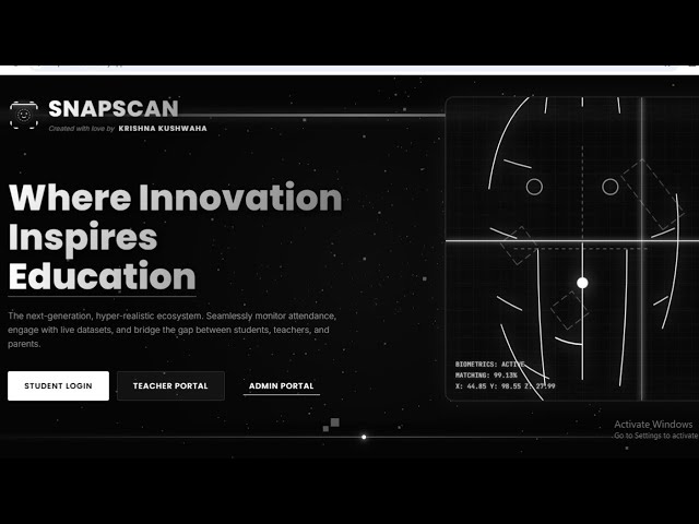 SNAPSCAN – AI Smart Attendance System | Built with Vibe Coding... 