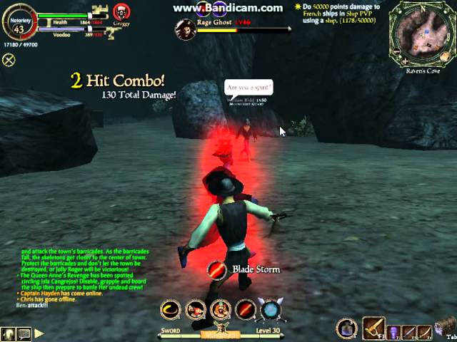 POTCO: Fighting a rage ghost for fun