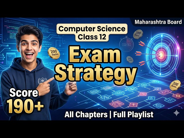 EXAM STRATEGY COMPUTER SCIENCE 12 Maharashtra Board