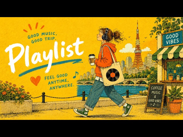 【Playlist】Good Trip Playlist | Feel-Good Pop for Coffee Walks & City Days【Anywhere】