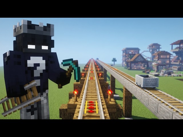 🔴 Building a RAILWAY LINE on Public SMP! 🚂🔥 | Minecraft Java LIVE