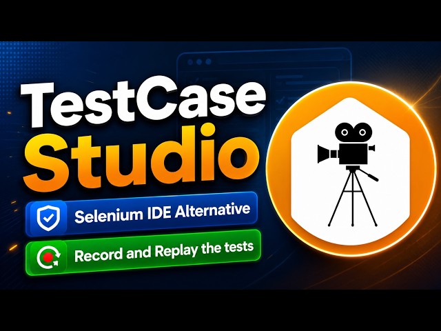 TestCase Studio - Selenium IDE Alternative || Record and Replay the Tests