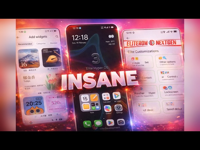 Strong Integrity/AOSP Features/Insane Customizations & Much More | This HyperOS Edition is INSANE!