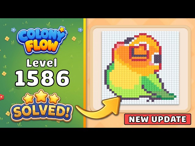Colony Flow! Level 1586 Walkthrough 🐜 | ABI GAMES Solution & Gameplay 🧩 (New Update)