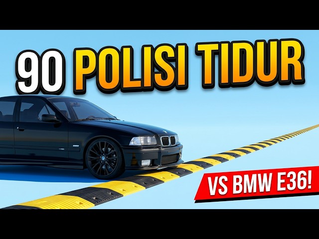 90 POLISI TIDUR VS BMW E36! 😱