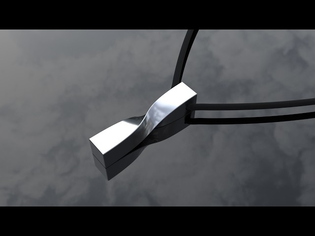 Twisted Silver Bar with Rhino 3D