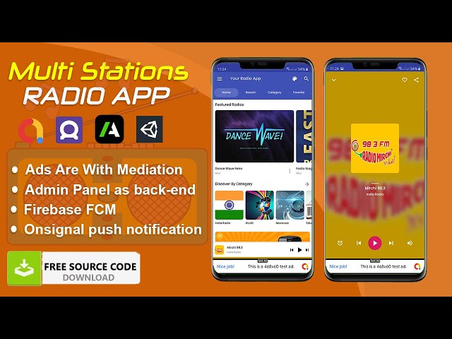 How to make radio app in Android Studio | android studio source code