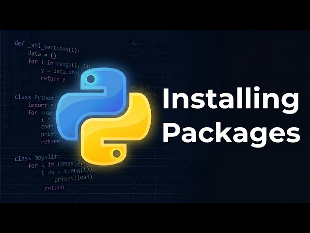 How to Use pip to Install Python Packages | Python Course Module 0, Topic 5