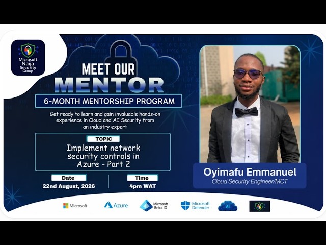 Implement network security controls in Azure - Part 2 | Oyimafu Emmanuel