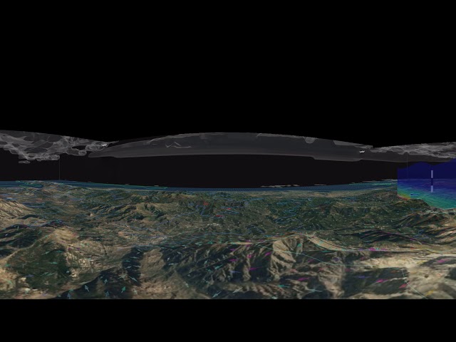 22 november coupe - 360 VR video - MesoNH Paraview