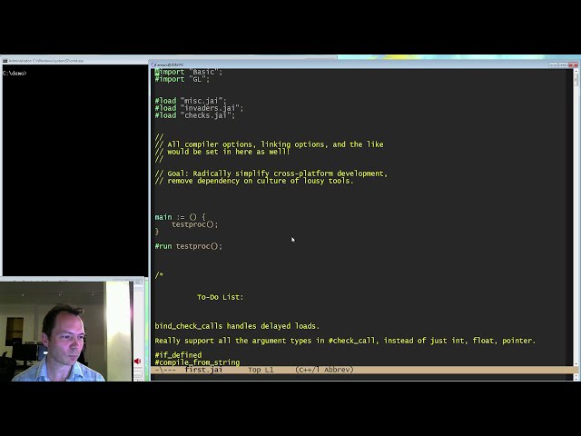 Demo: Base language, compile-time execution