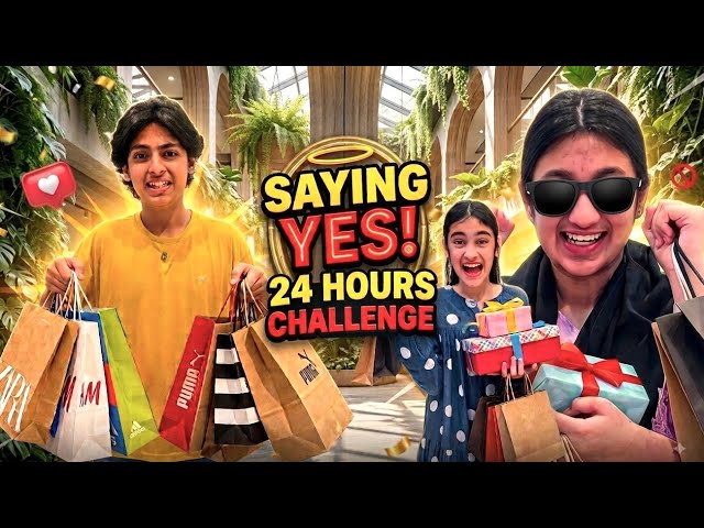 Saying YES 🙌🏻 To Aapi For 24 Hours Challenge 😱 || Interesting Vlog 😍