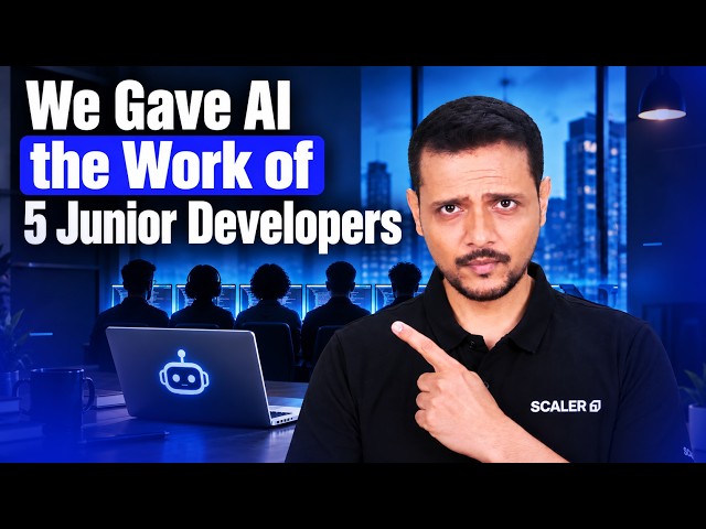 We Gave AI the Work of 5 Junior Developers | Here's What Happened