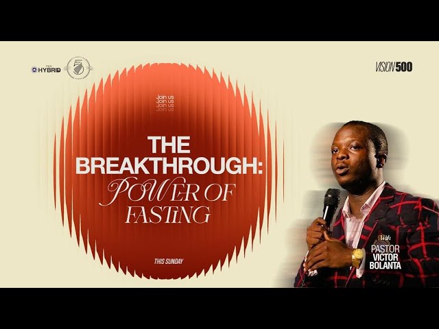 SUNDAY SERVICE || THE BREAKTHROUGH: POWER OF FASTING || 8TH FABUARY, 2026