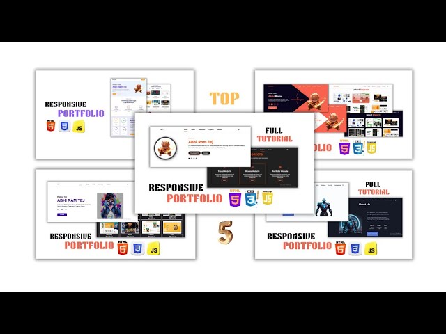 Master Frontend Web Development With 5 Real World Portfolios Using Html CSS and JavaScript
