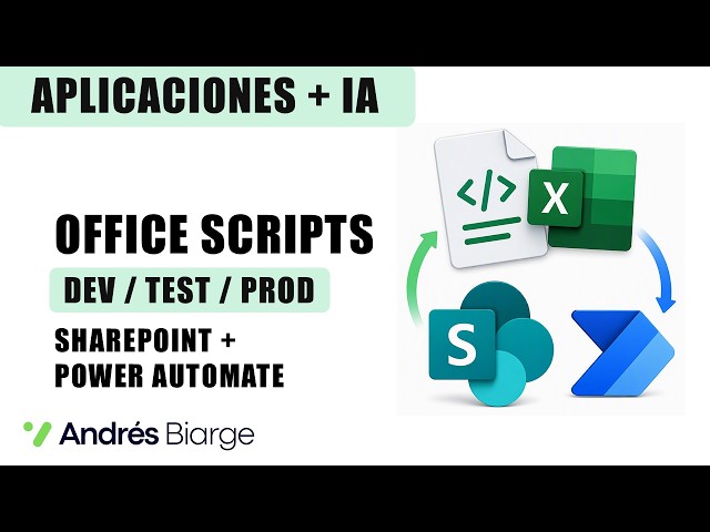 Cómo usar Office Scripts en Excel con Power Automate y ALM