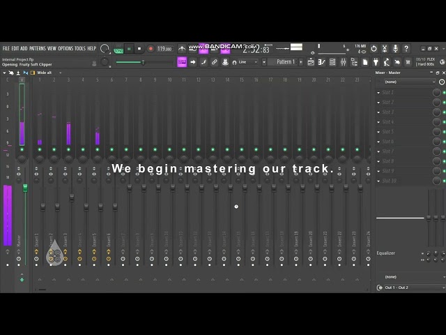 Mixing and Mastering - Internal Project