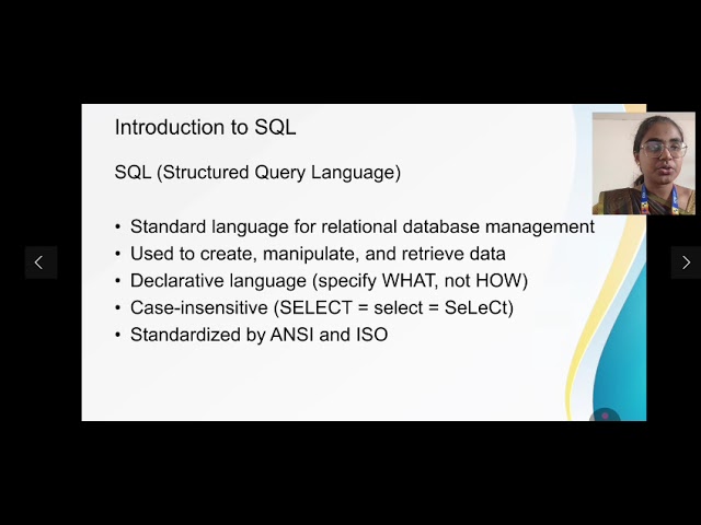 LCS : DBMS Part I | Ms. G. KALASURYA | BCA
