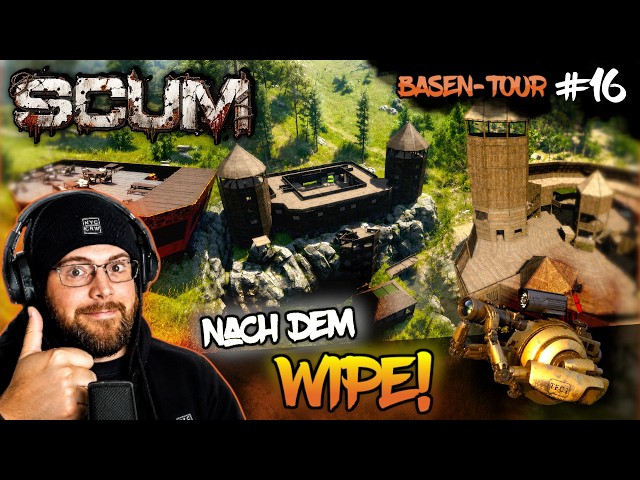SCUM 🔥 Basen-Tour Nr. 16: ALLE ERSTEN BASES nach dem Wipe! + Neues Serverkonzept & Bot-Talk