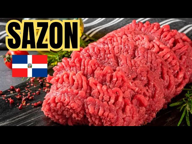 Como sazonar CARNE 🥩 MOLIDA al estilo Dominicano 🇩🇴