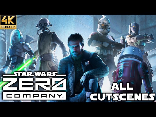 Star Wars: Zero Company - All Cutscenes / Game Movie (4K 60FPS)