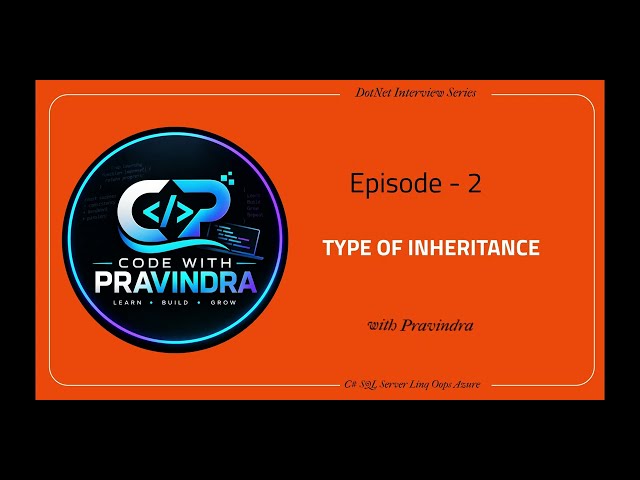 Types of Inheritance in C# | C# OOP Concepts Explained with Examples