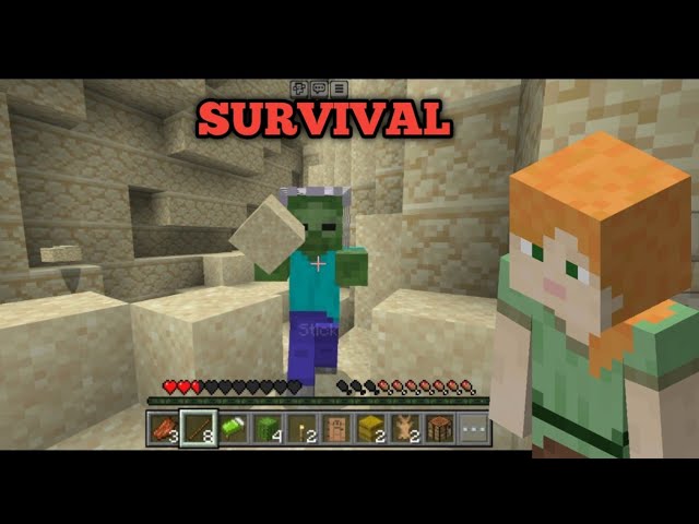 I Started the Survival Gameplay | @minecraft  | Crondysumit