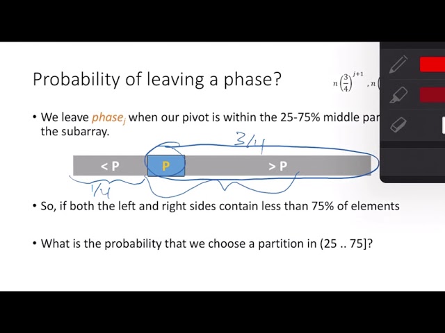 Randomized Selection 7: Proving the running time