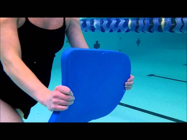 Pushing With Jog (3rd of 5 Kickboard Exercises for Pregnant Women)