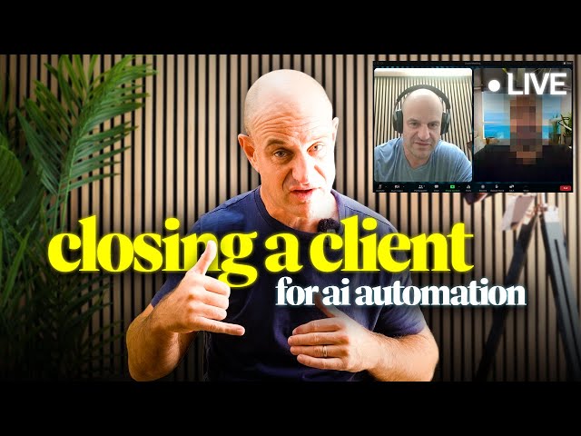 How to Sell AI Automation on a Sales Call (Real Client Demo)