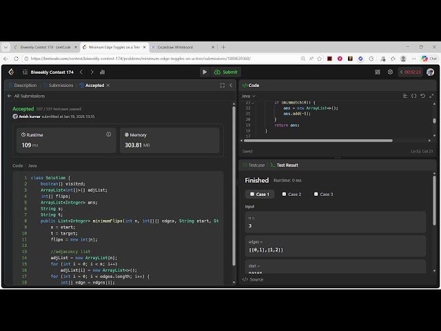 POTD Leetcode, GFG and  Biweekly contest| DSA | Java