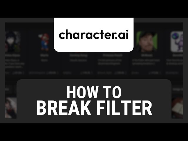 Character AI: How to Break Filter (Tutorial)